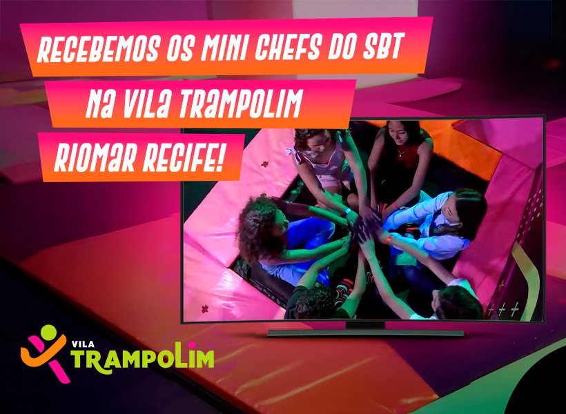 Recebemos os Mini Chefs do SBT na Vila Trampolim!