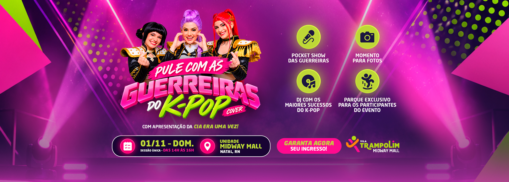 Pule com as Guerreiras K-Pop Cover